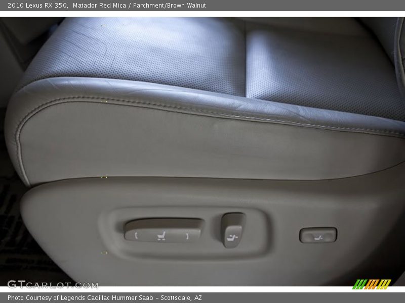 Matador Red Mica / Parchment/Brown Walnut 2010 Lexus RX 350