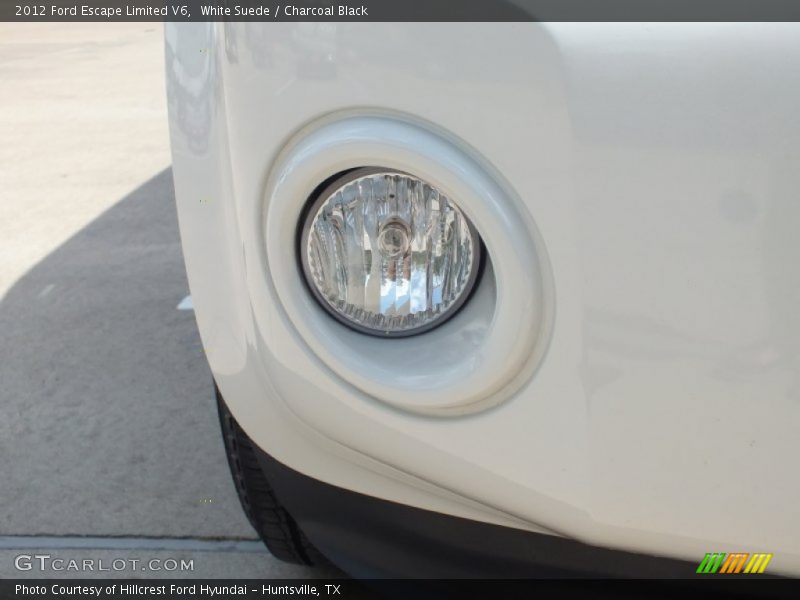 White Suede / Charcoal Black 2012 Ford Escape Limited V6