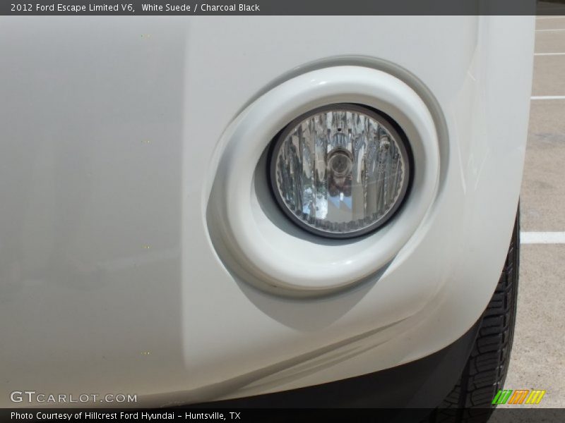 White Suede / Charcoal Black 2012 Ford Escape Limited V6