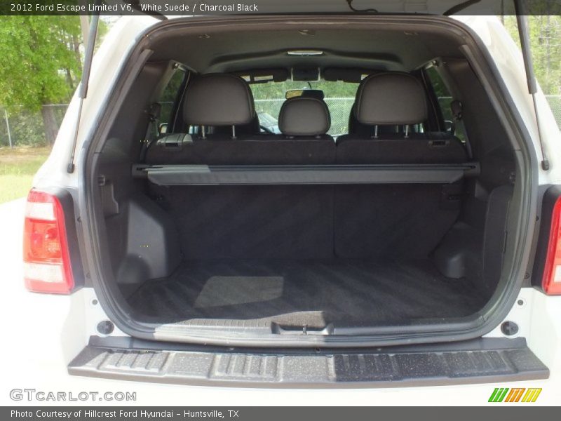 White Suede / Charcoal Black 2012 Ford Escape Limited V6