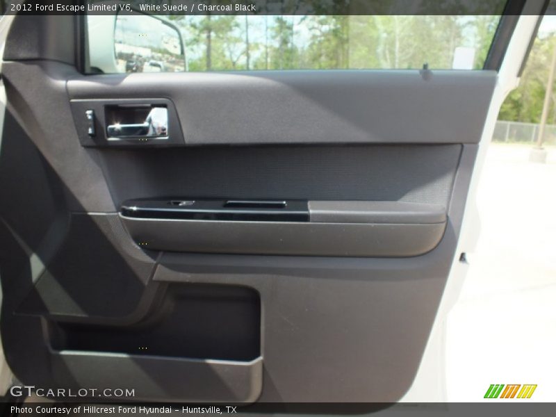 White Suede / Charcoal Black 2012 Ford Escape Limited V6