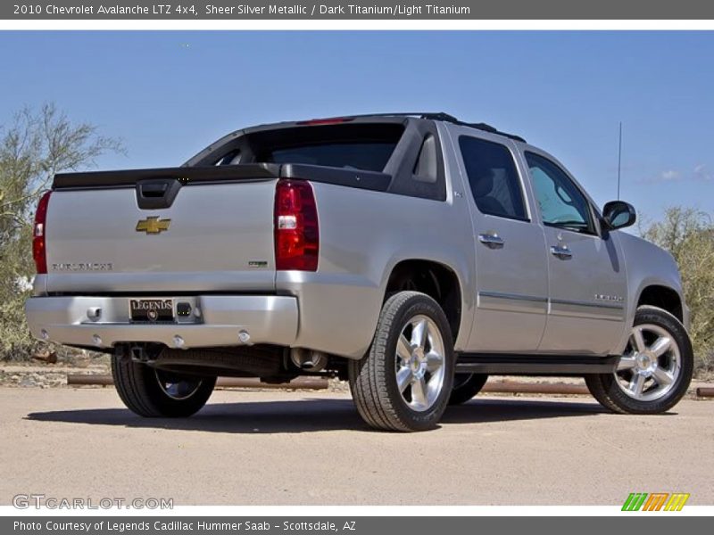 Sheer Silver Metallic / Dark Titanium/Light Titanium 2010 Chevrolet Avalanche LTZ 4x4