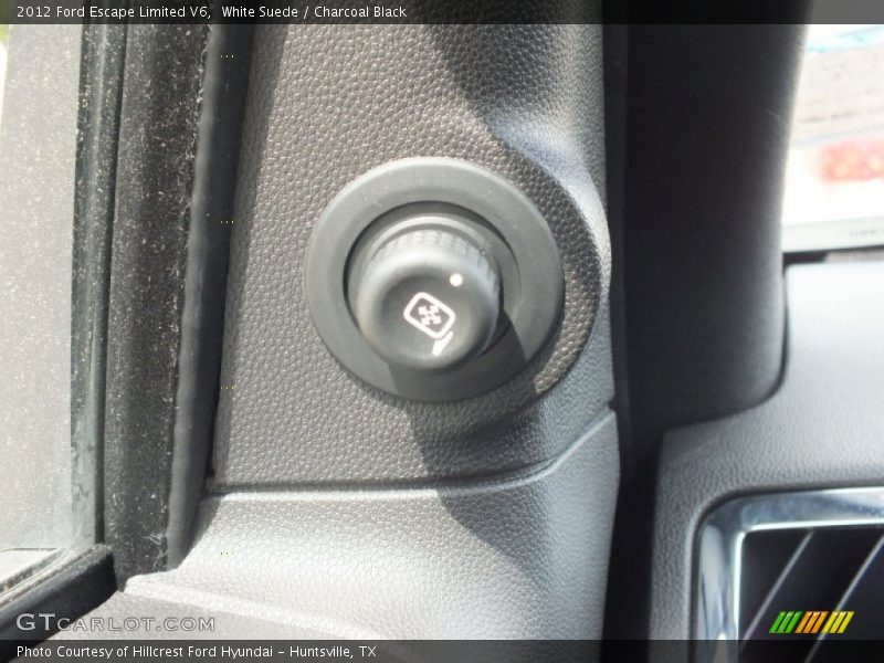 White Suede / Charcoal Black 2012 Ford Escape Limited V6
