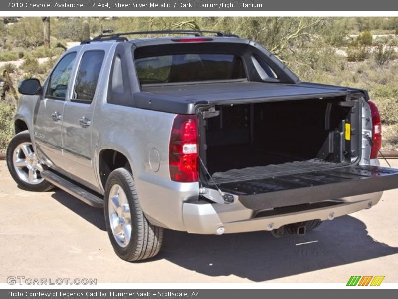 Sheer Silver Metallic / Dark Titanium/Light Titanium 2010 Chevrolet Avalanche LTZ 4x4
