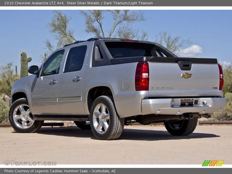 Sheer Silver Metallic / Dark Titanium/Light Titanium 2010 Chevrolet Avalanche LTZ 4x4