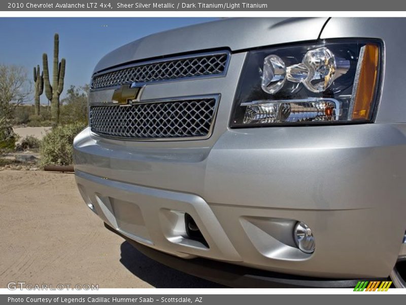 Sheer Silver Metallic / Dark Titanium/Light Titanium 2010 Chevrolet Avalanche LTZ 4x4