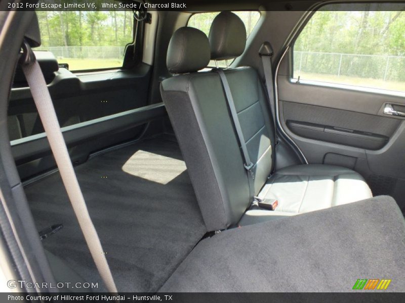 White Suede / Charcoal Black 2012 Ford Escape Limited V6