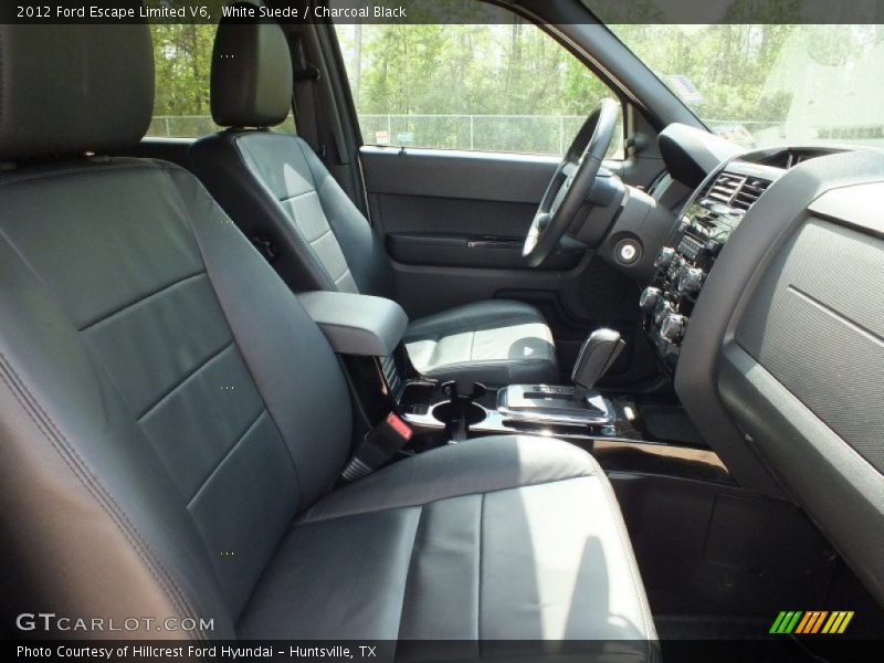White Suede / Charcoal Black 2012 Ford Escape Limited V6
