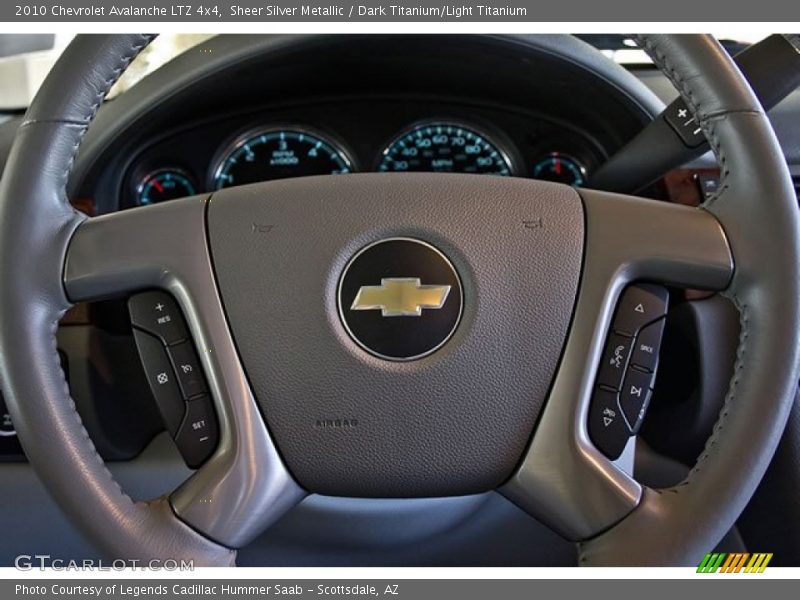 Sheer Silver Metallic / Dark Titanium/Light Titanium 2010 Chevrolet Avalanche LTZ 4x4