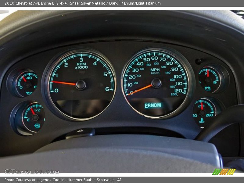  2010 Avalanche LTZ 4x4 LTZ 4x4 Gauges