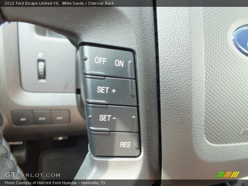 White Suede / Charcoal Black 2012 Ford Escape Limited V6