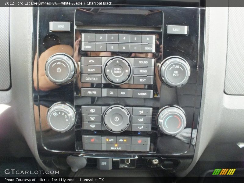 White Suede / Charcoal Black 2012 Ford Escape Limited V6