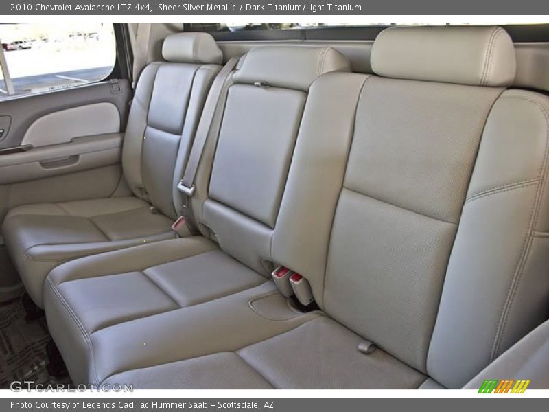 Rear Seat of 2010 Avalanche LTZ 4x4