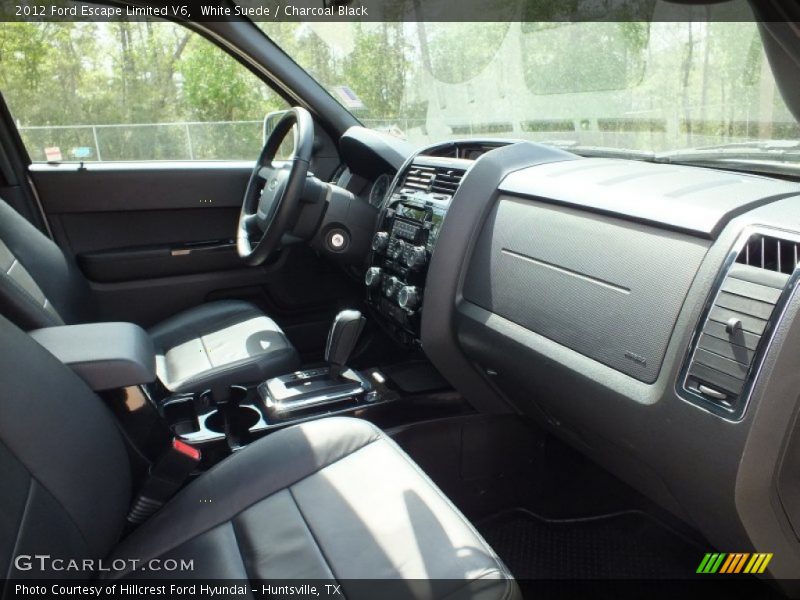 White Suede / Charcoal Black 2012 Ford Escape Limited V6
