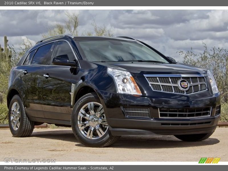 Black Raven / Titanium/Ebony 2010 Cadillac SRX V6