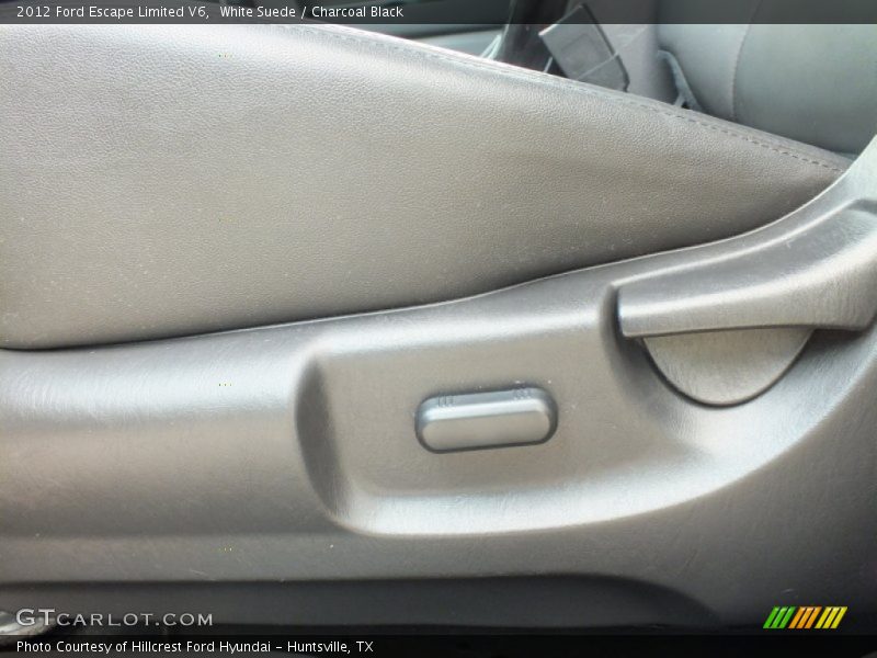 White Suede / Charcoal Black 2012 Ford Escape Limited V6