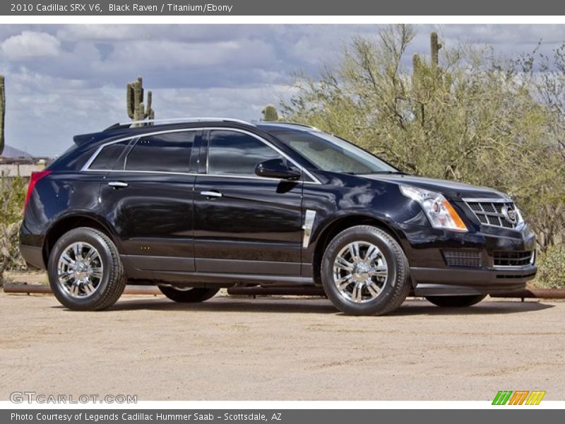 Black Raven / Titanium/Ebony 2010 Cadillac SRX V6