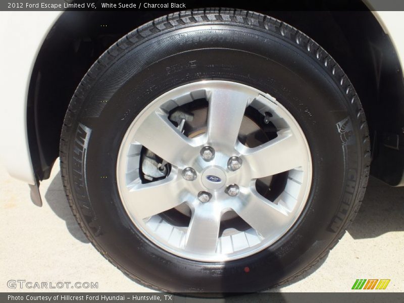 White Suede / Charcoal Black 2012 Ford Escape Limited V6