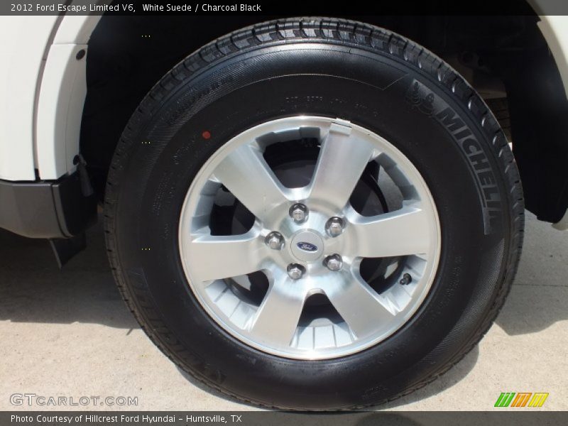 White Suede / Charcoal Black 2012 Ford Escape Limited V6