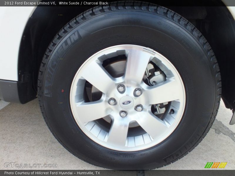 White Suede / Charcoal Black 2012 Ford Escape Limited V6