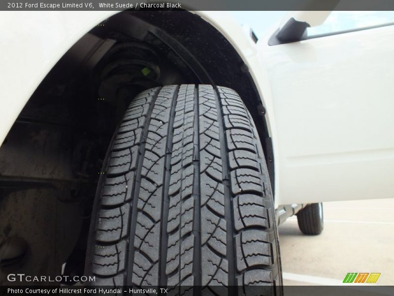 White Suede / Charcoal Black 2012 Ford Escape Limited V6