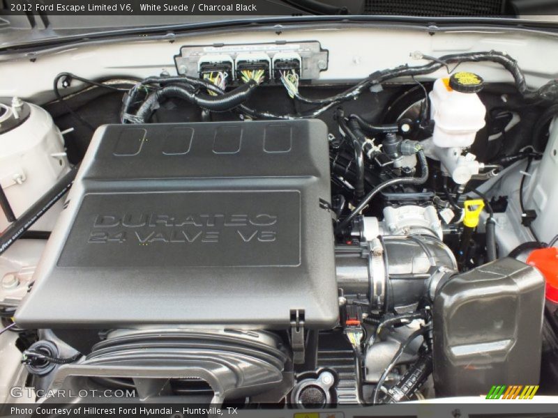 White Suede / Charcoal Black 2012 Ford Escape Limited V6