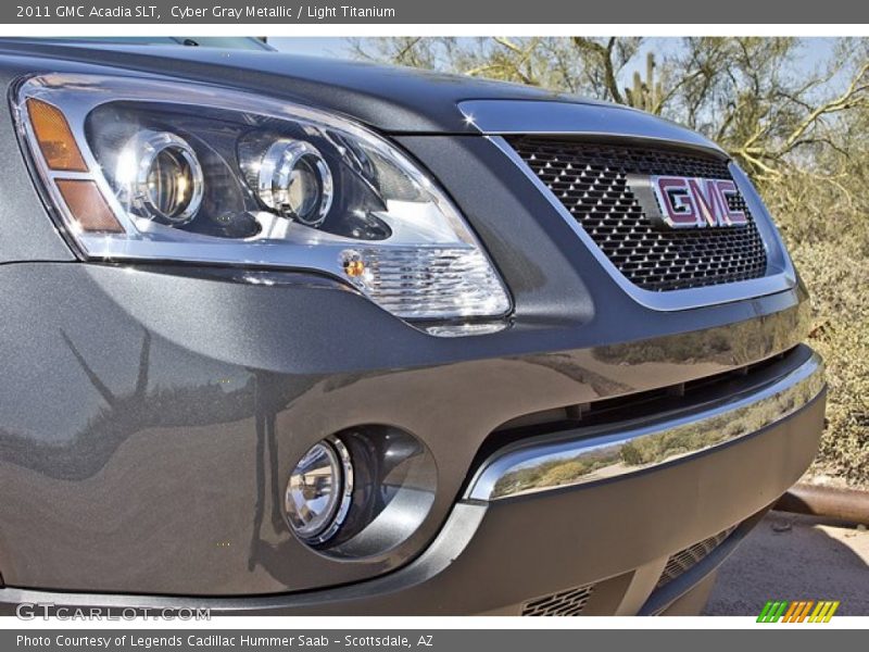 Cyber Gray Metallic / Light Titanium 2011 GMC Acadia SLT