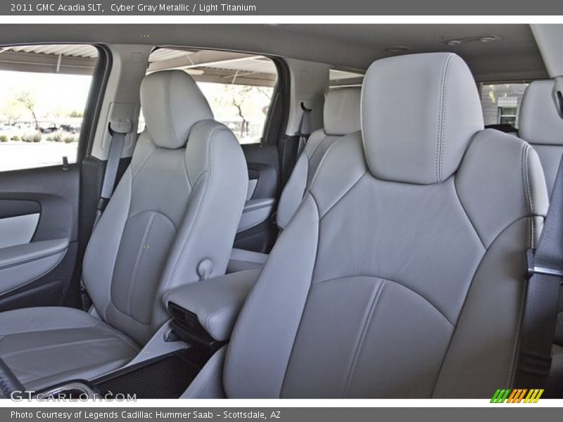 Cyber Gray Metallic / Light Titanium 2011 GMC Acadia SLT