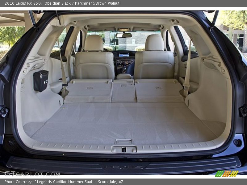 Obsidian Black / Parchment/Brown Walnut 2010 Lexus RX 350