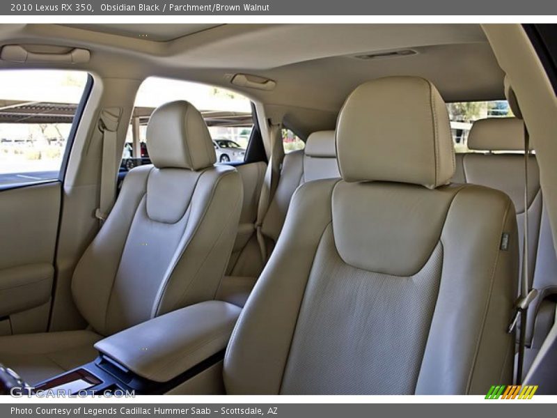 Obsidian Black / Parchment/Brown Walnut 2010 Lexus RX 350