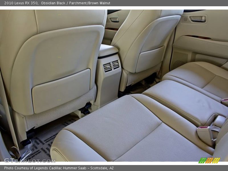 Obsidian Black / Parchment/Brown Walnut 2010 Lexus RX 350