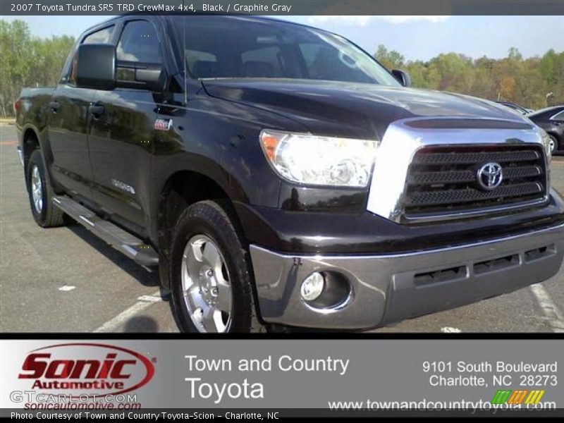Black / Graphite Gray 2007 Toyota Tundra SR5 TRD CrewMax 4x4