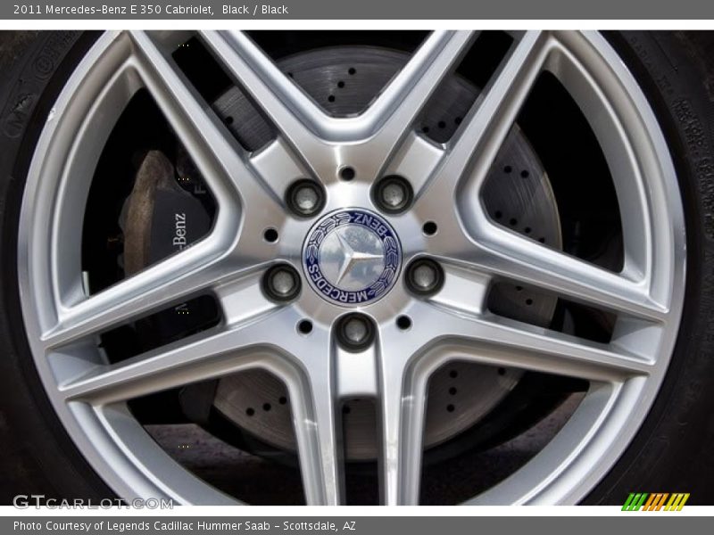 Black / Black 2011 Mercedes-Benz E 350 Cabriolet