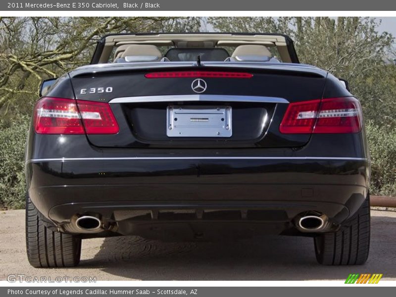 Black / Black 2011 Mercedes-Benz E 350 Cabriolet