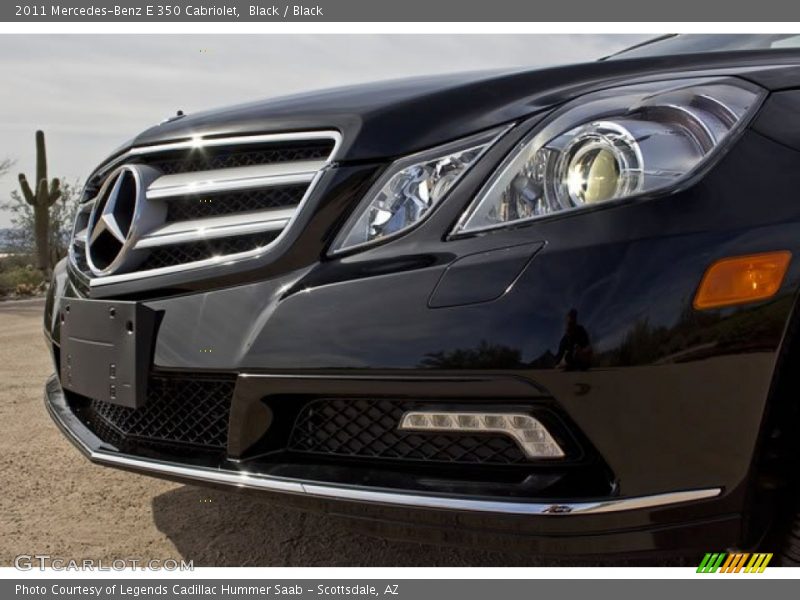Black / Black 2011 Mercedes-Benz E 350 Cabriolet