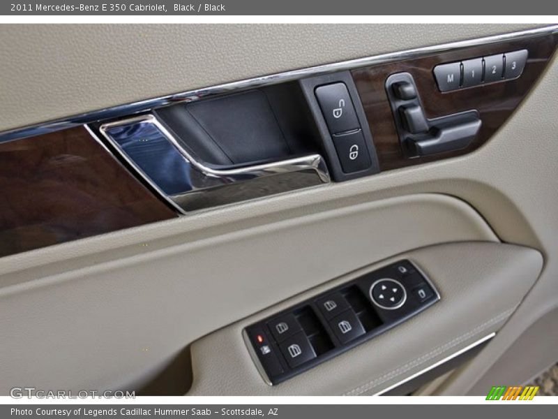 Black / Black 2011 Mercedes-Benz E 350 Cabriolet