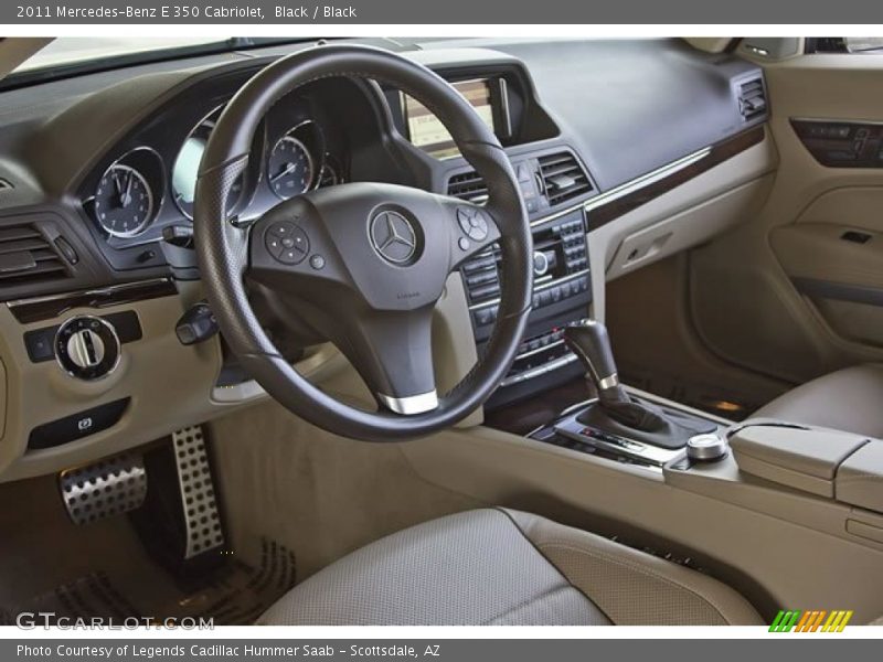 Black / Black 2011 Mercedes-Benz E 350 Cabriolet
