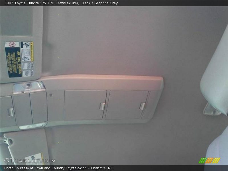 Black / Graphite Gray 2007 Toyota Tundra SR5 TRD CrewMax 4x4