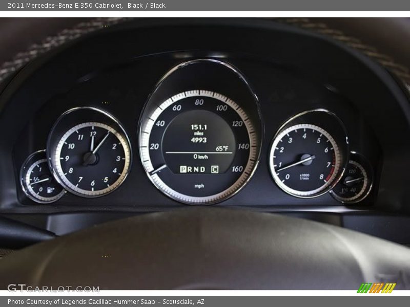  2011 E 350 Cabriolet 350 Cabriolet Gauges