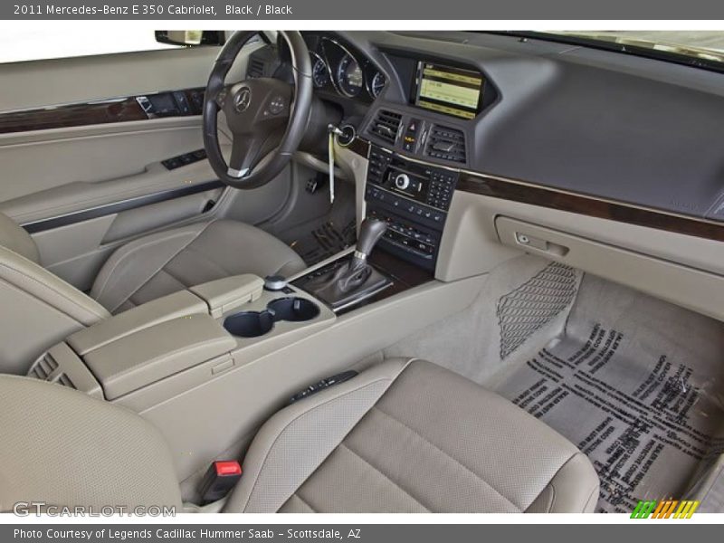 Black / Black 2011 Mercedes-Benz E 350 Cabriolet