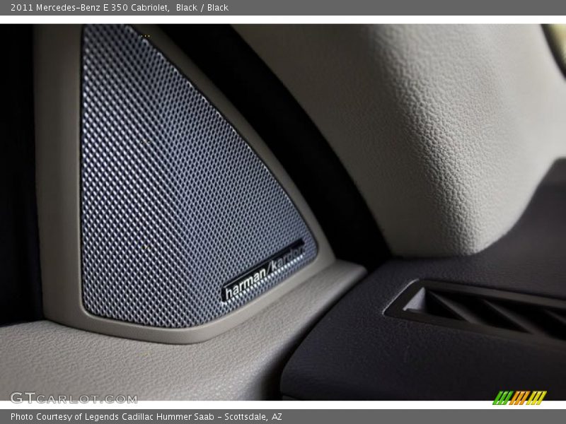Black / Black 2011 Mercedes-Benz E 350 Cabriolet
