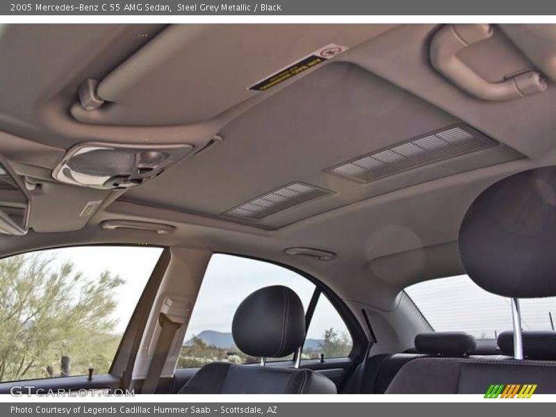 Sunroof of 2005 C 55 AMG Sedan