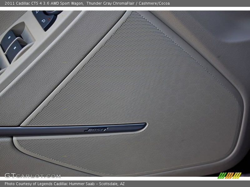 Thunder Gray ChromaFlair / Cashmere/Cocoa 2011 Cadillac CTS 4 3.6 AWD Sport Wagon