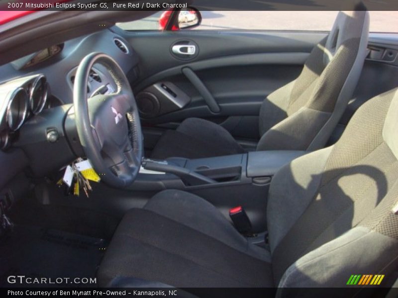 Pure Red / Dark Charcoal 2007 Mitsubishi Eclipse Spyder GS