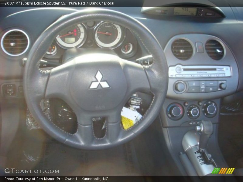 Pure Red / Dark Charcoal 2007 Mitsubishi Eclipse Spyder GS