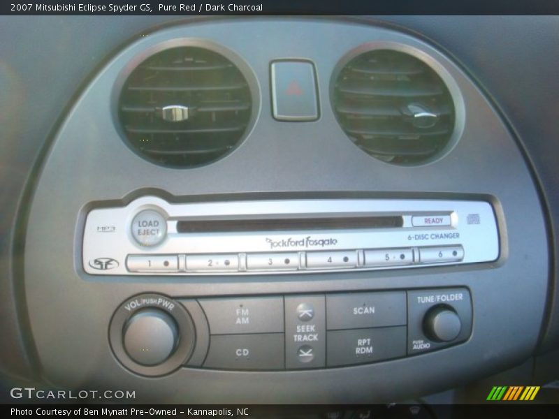 Pure Red / Dark Charcoal 2007 Mitsubishi Eclipse Spyder GS