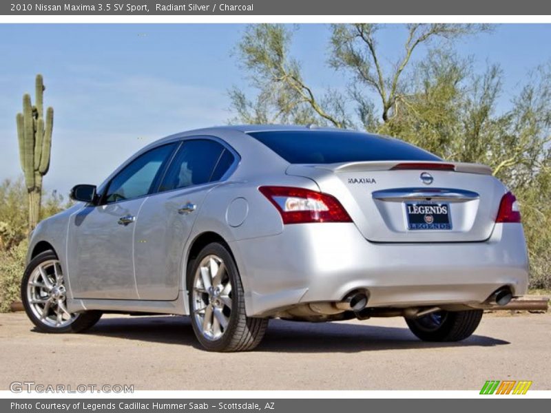 Radiant Silver / Charcoal 2010 Nissan Maxima 3.5 SV Sport