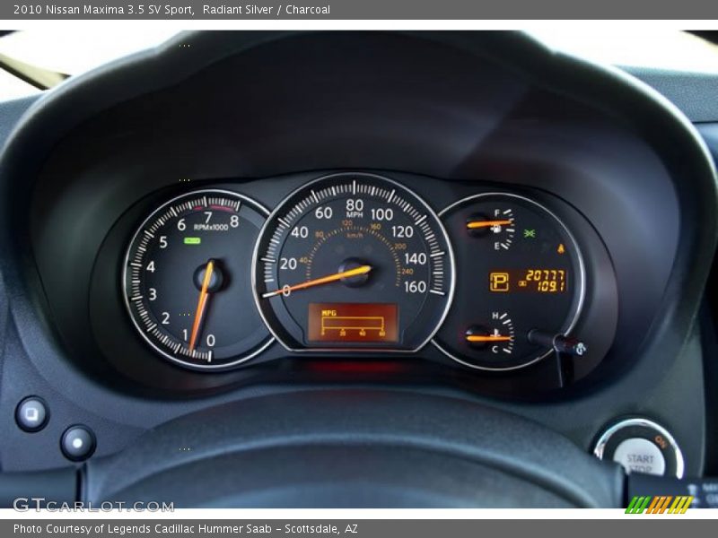  2010 Maxima 3.5 SV Sport 3.5 SV Sport Gauges