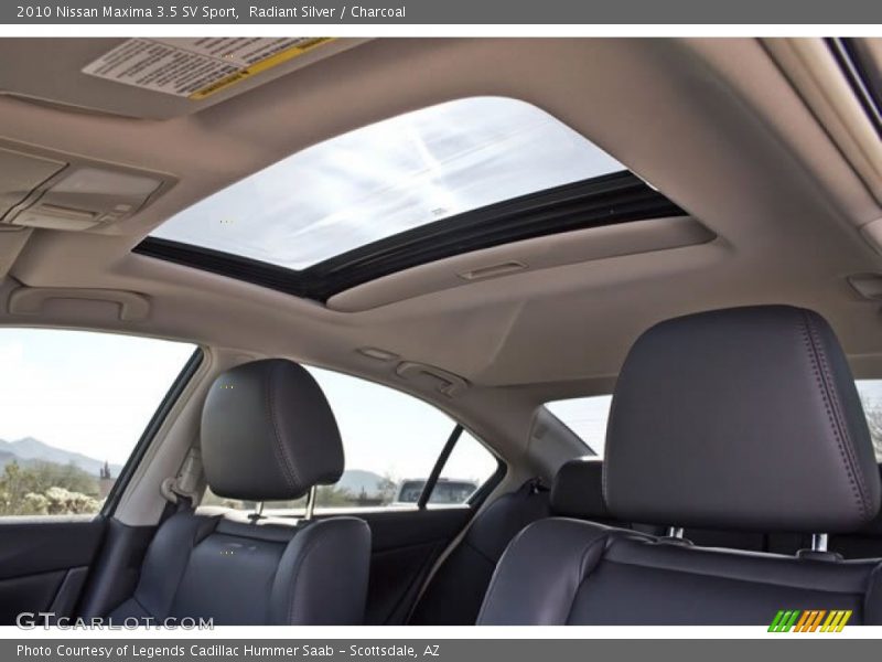 Sunroof of 2010 Maxima 3.5 SV Sport