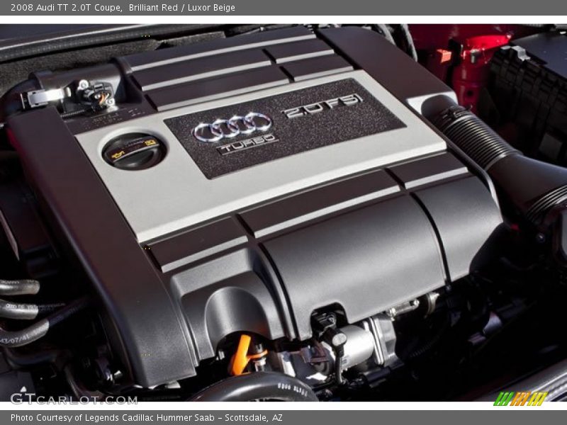  2008 TT 2.0T Coupe Engine - 2.0 Liter FSI Turbocharged DOHC 16-Valve VVT 4 Cylinder